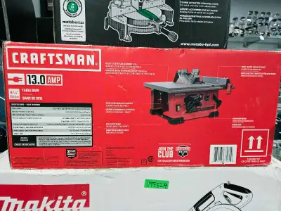 Banc de scie Craftsman 8 1/4 po 13 A, View more