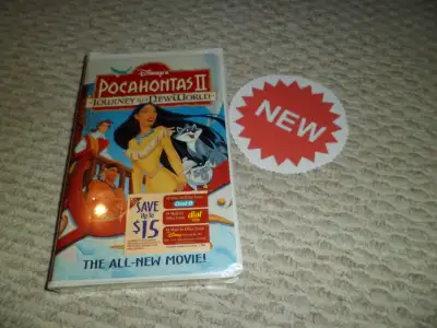 For sale is a POCAHONTAS II JOURNEY TO A NEW WORLD VHS 1998 WALT DISNEY SEALED Clamshell. BRAND NEW!...