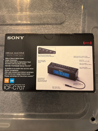 Clock Radio Sony ICF - C707