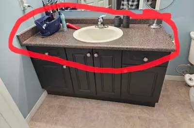 Bathroom vanity/sink, View more