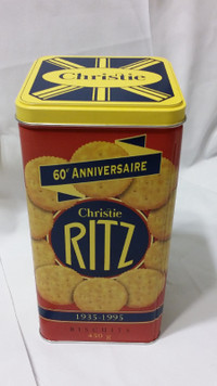 Collector 60th Anniversary Christie Ritz Biscuit Tin