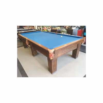 Table de snooker 10 pieds de marque Commonwealth rare usagée antique, fabriquée au Canada en bois ma...