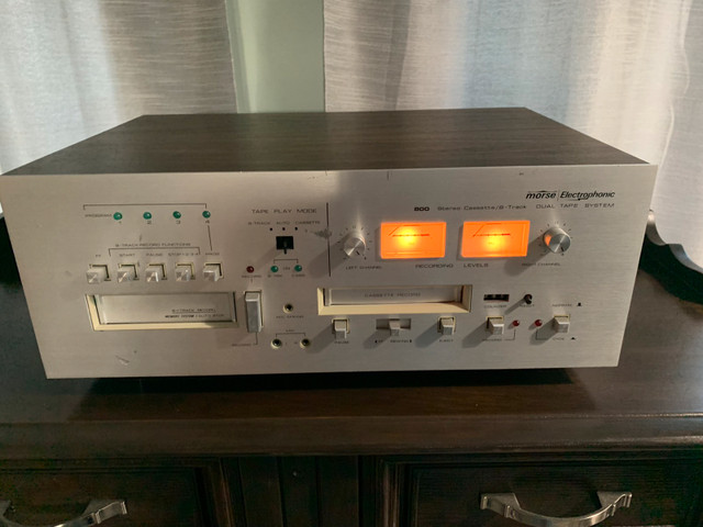 Stereo cassette / 8 track Morse Electrophonic dans Chaînes stéréo  à Laval/Rive Nord - Image 3