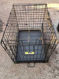 Top paw folding double best sale door crate