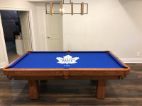 Pool Table Re-Cloth Of Bed & Rails (Cloth Included In Price)