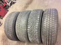 215/65/16 snow tires on rims 5x114