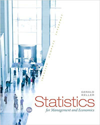 Statistics for Management and EconomicsE Keller 9781285425450
