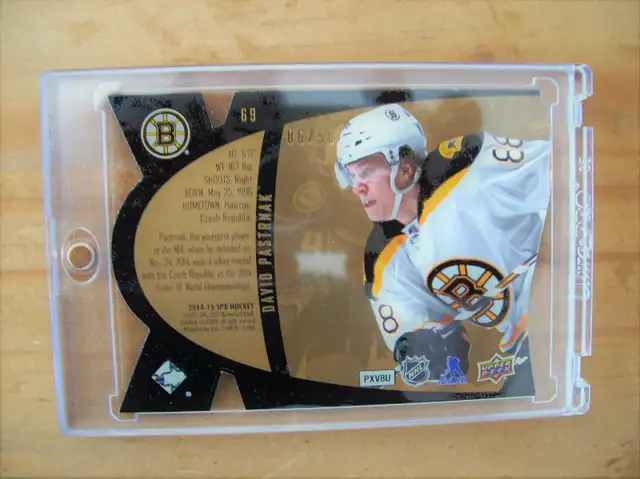CARTE HOCKEY CARD, DAVID PASTRNAK  U.D. SPX GOLD ROOKIE DIE CUT. in Arts & Collectibles in Laval / North Shore - Image 3