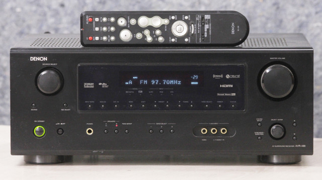Denon 5.1 Channel Surround Sound Receiver - AVR 488 in Stereo Systems & Home Theatre in St. Catharines