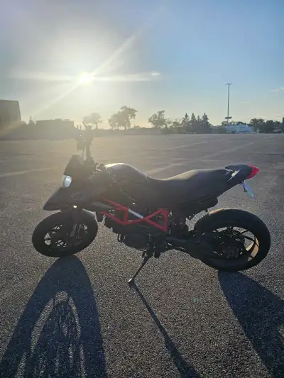 Hypermotard 2010 with 49000KM. Modified exhaust. New tires and battery. Works perfectly.