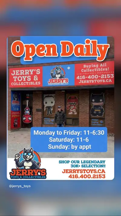 Buy 1 get 2 free Jerry's Toys & Collectibles and Funko Pops, View more