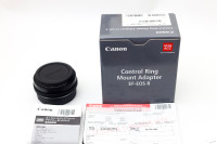 Canon EF-EOS R adapter with control ring for sale.