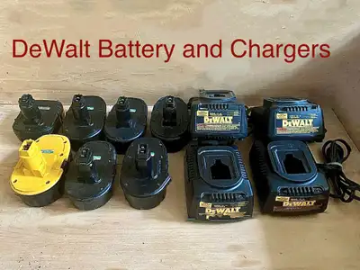  DeWalt 18V Good Quality Batteries / Chargers, View more
