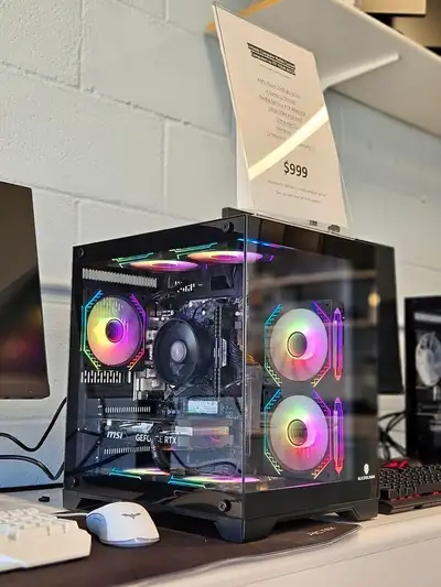Gift for yourself New Build Gaming PC Ryzen 5500 with 4060, View more