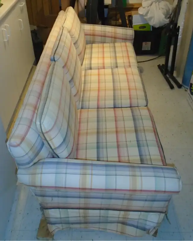 mid-century Danish teak sofa and chair set in Couches & Futons in City of Halifax - Image 4