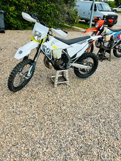 Great bike, 2 stroke adventure bike that’s fuel injected and oil injected so no need to mix gas, 70h...