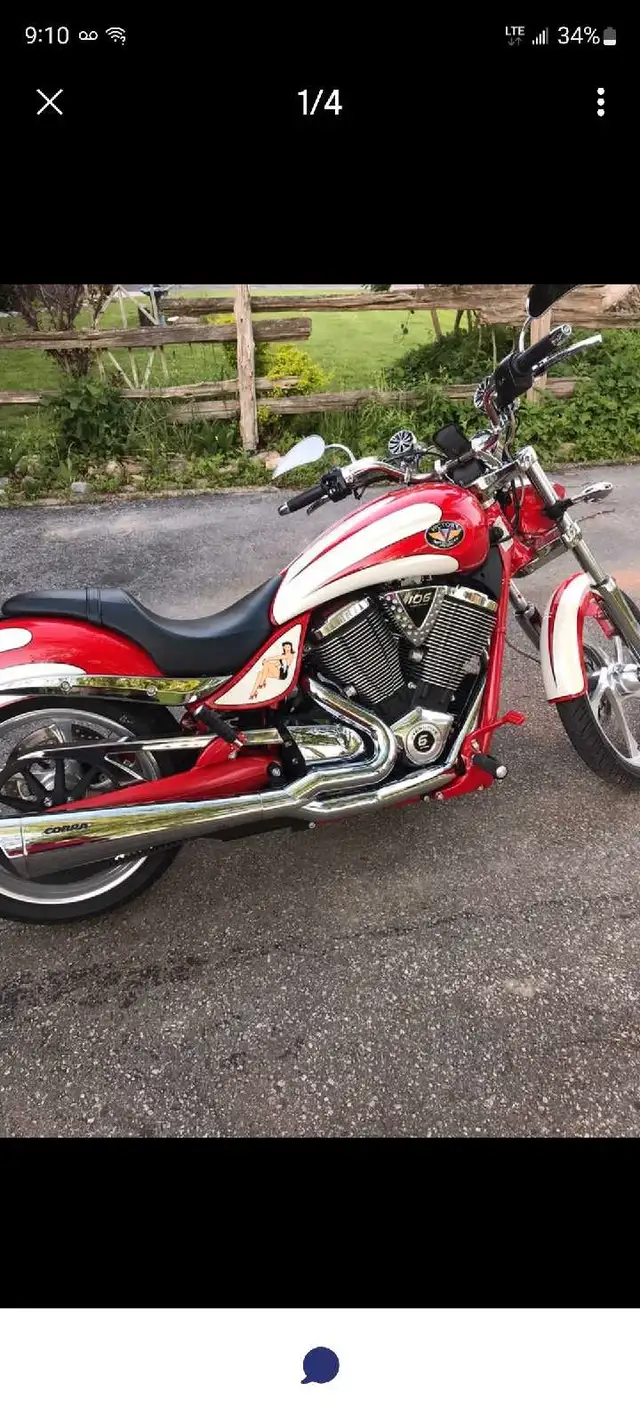 2012 Victory Jackpot 106 low kms! in Street, Cruisers & Choppers in Stratford - Image 2