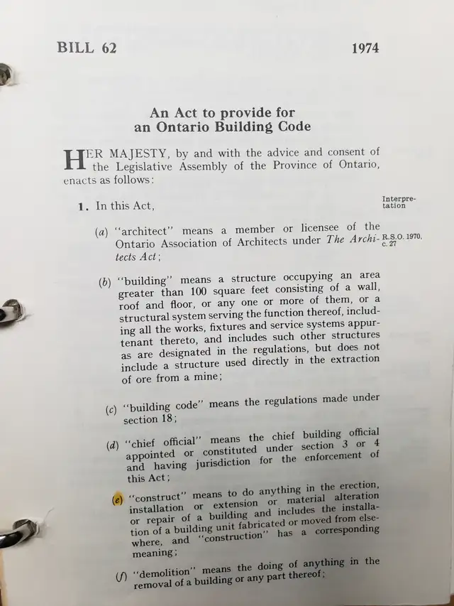 Archive Ontario Building Code, 197563735875615107122