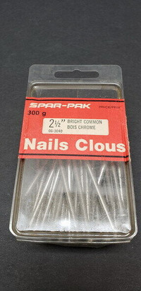 Nails: Framing, Construction, Aluminum, Steel – 1¼, 2½, 5, 6-in