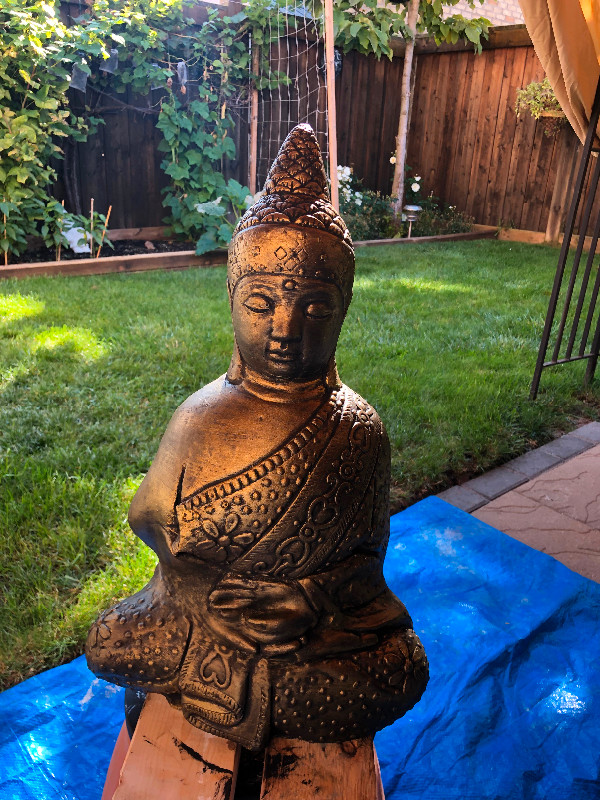 Hand made concreat Buddha in Arts & Collectibles in Markham / York Region
