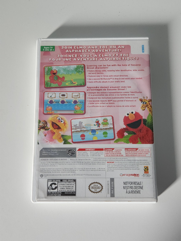 Sesame Street Elmo's A-To-Zoo Adventure (Nintendo Wii) (Used) in Nintendo Wii in Kitchener / Waterloo - Image 2