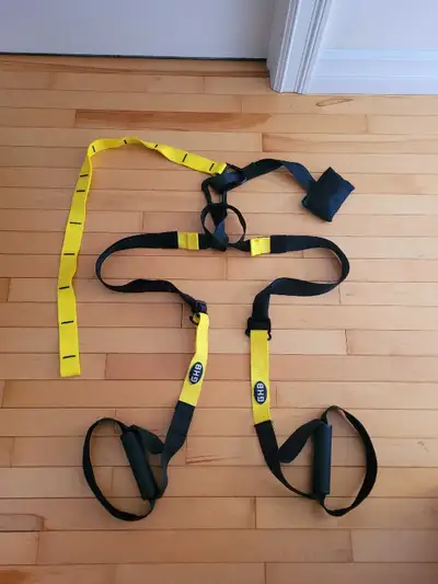 Like NEW Suspension Trainer Exercise Ropes System, View more