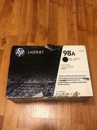 HP laser jet ink cartridge 98A black NEW!