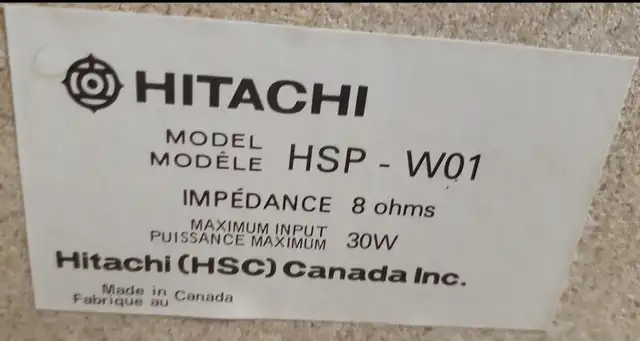 Hitachi Speakers in General Electronics in Markham / York Region - Image 4