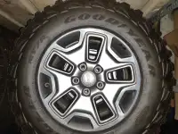 Jeep wrangler Rubicon 17" rims and brand new tires