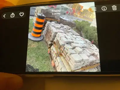 FREE! Pavers available.  About 400 sf., View more