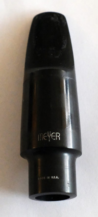 Tenor Saxophone mouthpiece: Meyer 6 hard rubber
