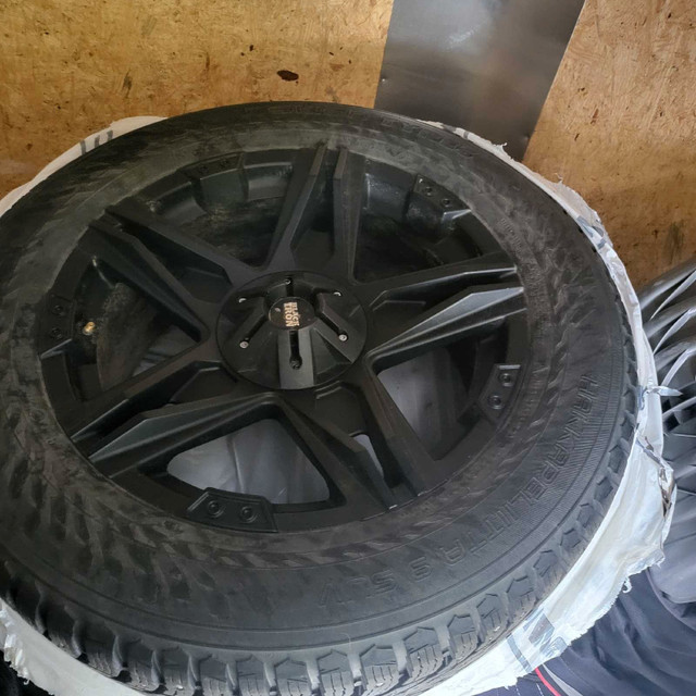 Black Iron Rims. in Tires & Rims in Victoria - Image 3