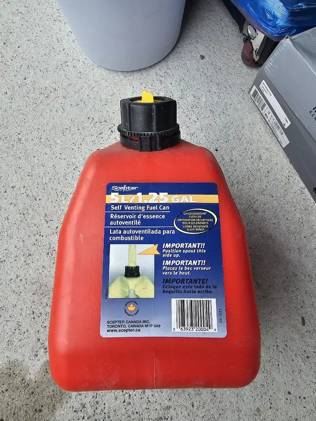 Scepter Gas Can 5 Litre Jerry can NEW in Other in City of Toronto - Image 2