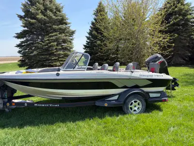 2007 Ranger Reata 1750 boat. Fiberglas Fishing/ski boat. 115 4 stroke Suzuki motor. Only 261hrs on t...