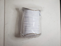 White band 6mm 70 yards brand new / bande élastique blanche neuf