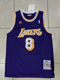 LA Lakers Retro Kobe Bryant #8 Jersey NBA All star 1996 - 1997
