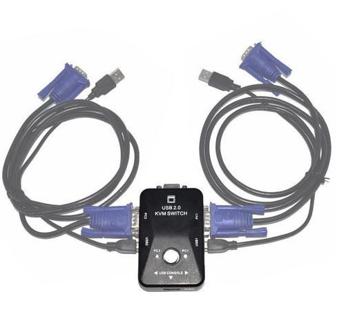 Usb Kvm Switch, 2Port, Manual in Cables & Connectors in City of Toronto - Image 2