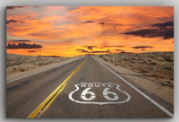 Route 66 to Sunset Canvas Printing Wall Art 44.5"x33.5"