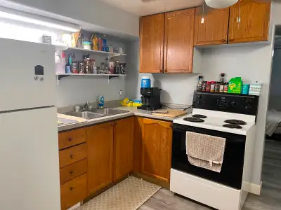 1 bedroom basement apartment