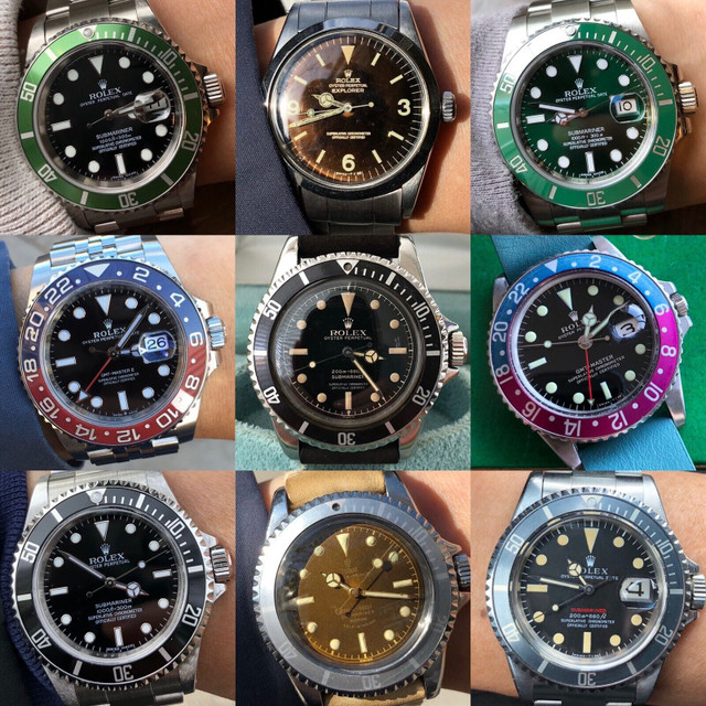 WATCH COLLECTOR BUYS ALL ROLEX & TUDOR $$$ VINTAGE USED MODERN  in Jewellery & Watches in Calgary