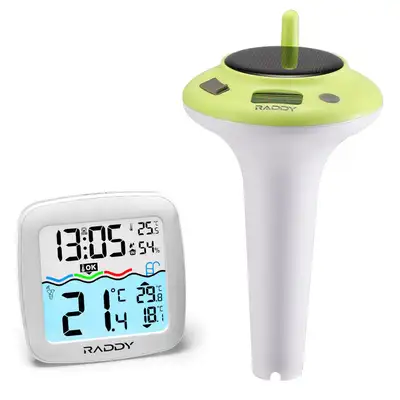 Raddy PT-5 Solar Pool Thermometer Floating Easy Read, View more