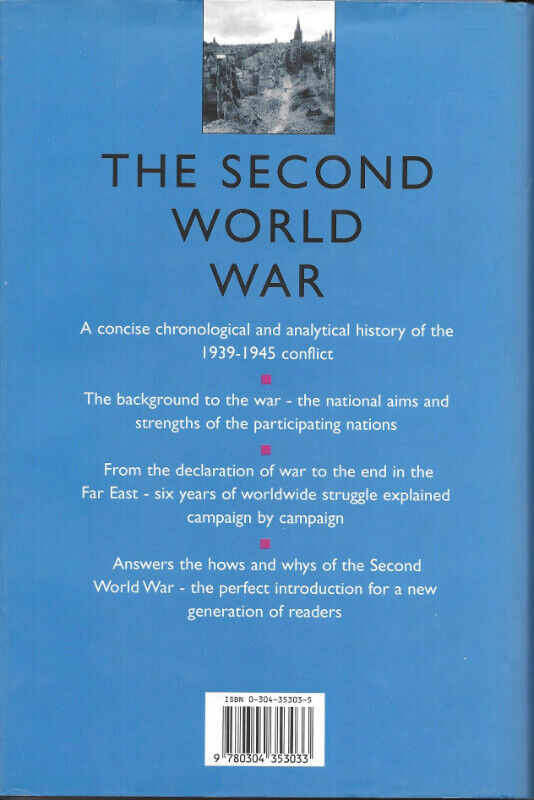 THE SECOND WORLD WAR: A Narrative Story John Ray 1999 Hcv DJ 1st in Non-fiction in Ottawa - Image 2