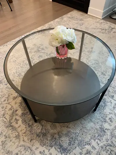 glass coffee table, View more