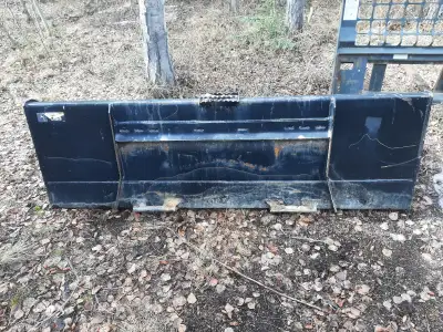 Bucket has Bobcat quick attach has not been used much cutting-edge is good TRADES CONSIDERED CALLS O...