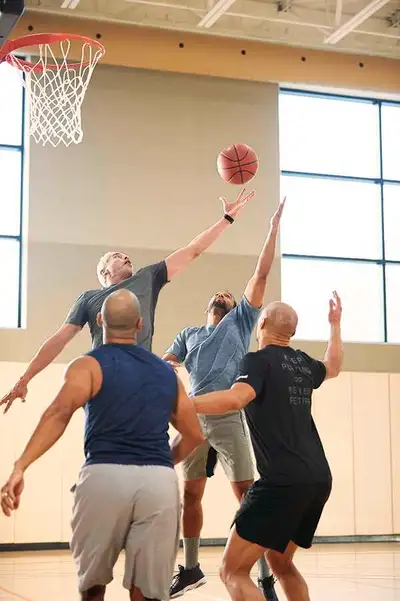 Men's basketball 45+, View more