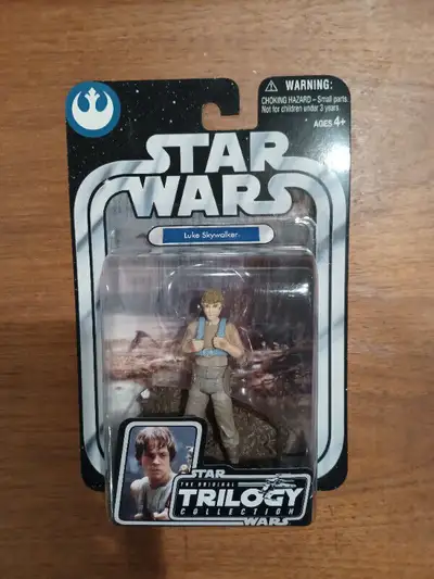 Luke Skywalker Starwars Original Trilogy 3.75 Figure 2004 MOC Never been opened. The packaging is in...