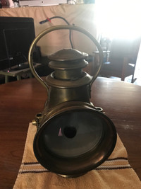 Antique brass lantern