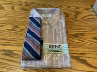 Men's Kent Arrow Long Sleeve Shirt with Tie