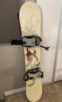 Firefly snowboard with bindings