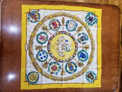 Hermes ‘Emblemes de l’Europe’ Silk Scarf New, View more